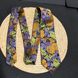 Stefano Conti Silk Floral Men Dress Tie
